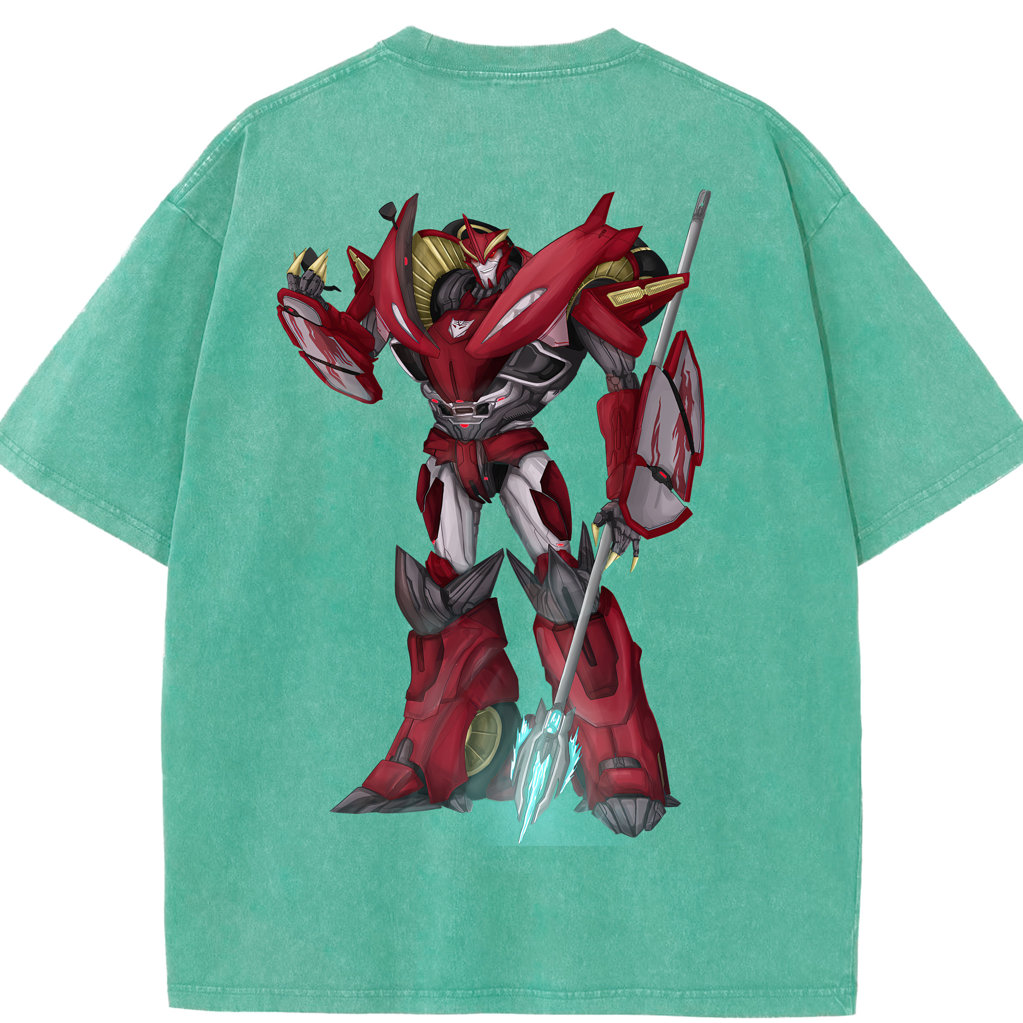 （画像用） Transformers トランスフォーマー 綿100% ヴィンテージ風 半袖Tシャツ（背面プリント）